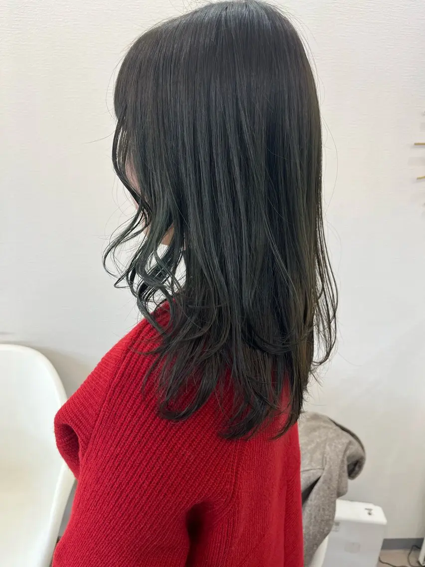 ミディアム カラー カット ヘアカラー トリートメント 🌼sunc HINAMI🌼のヘアスタイル