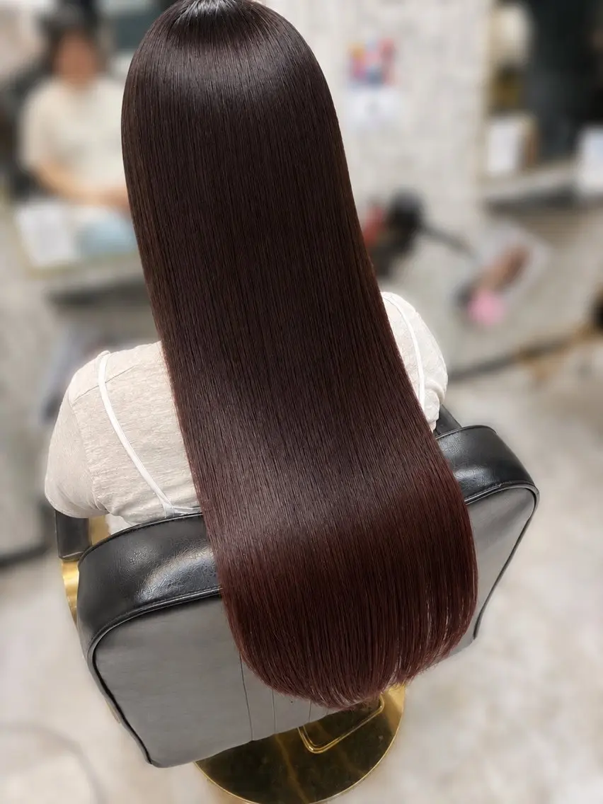 ロング ヘアカラー 北村 理奈のヘアスタイル