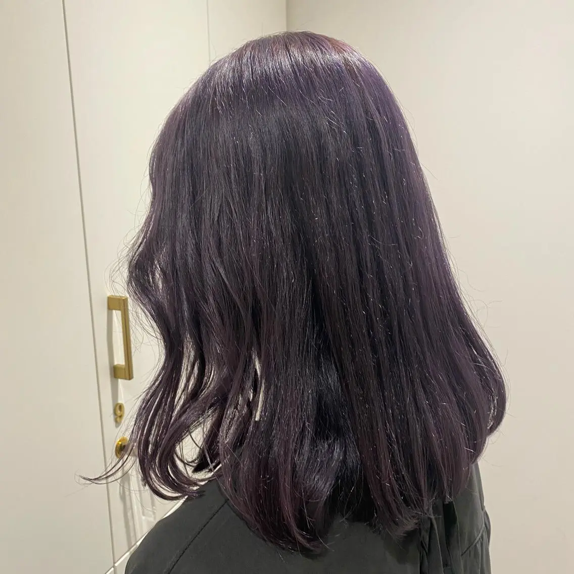 カラー ラベンダーカラー 増井 彩乃のヘアスタイル