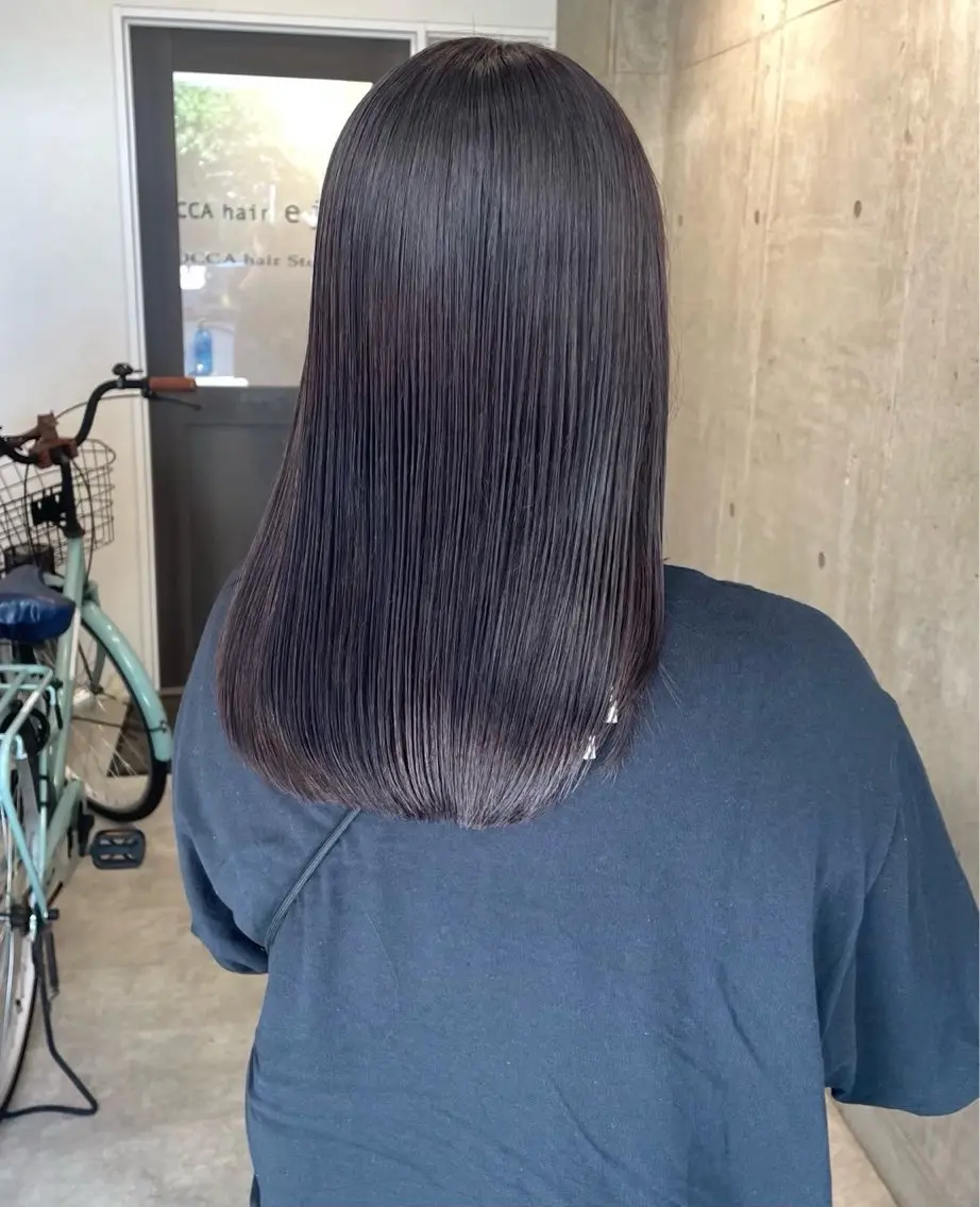 【唯一のダメージ0】彫刻カット+ベリーズカラー+oggiottoヘアエステ¥16500の写真