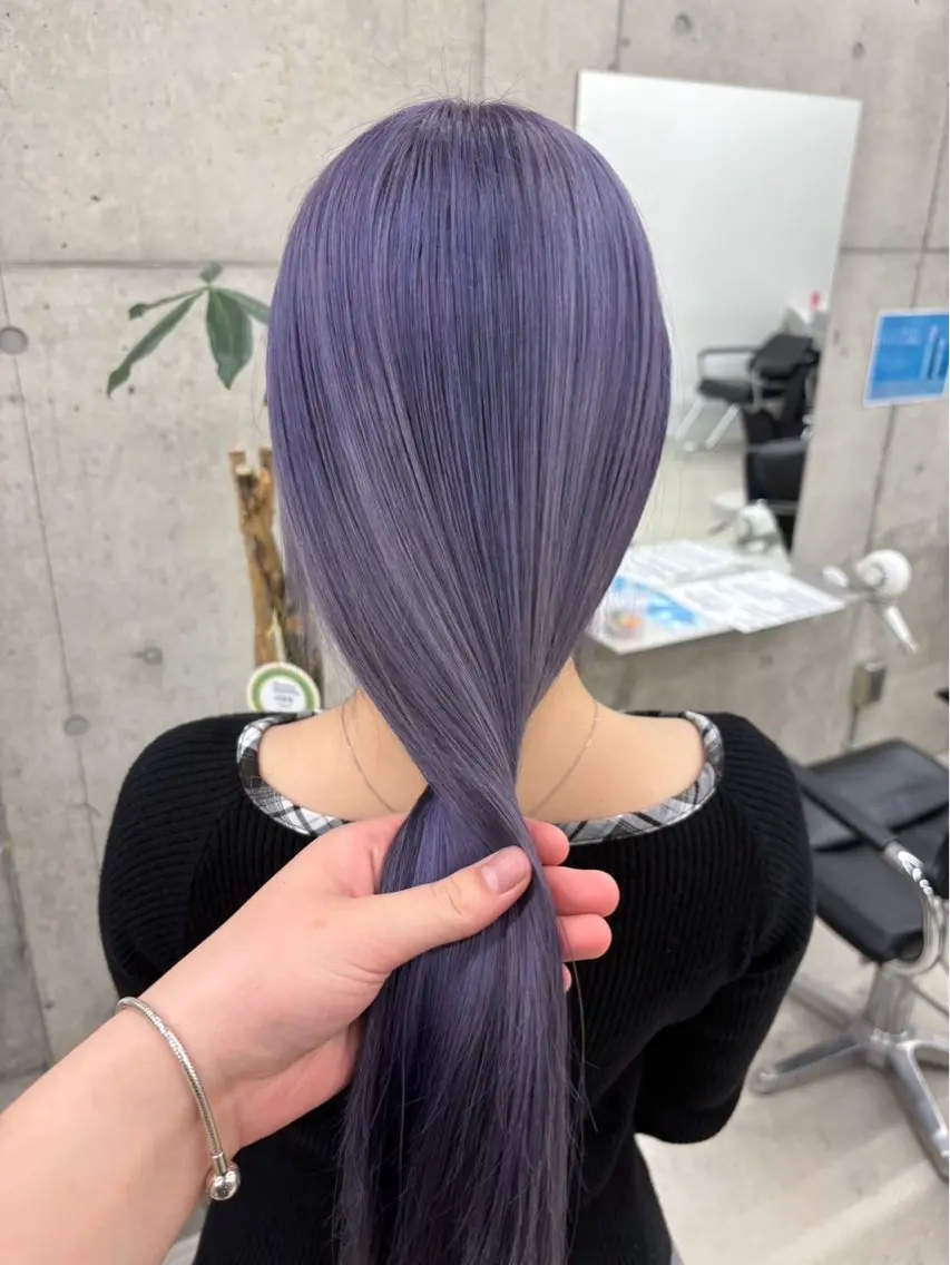 カラー ヘアカラー Asami/名古屋/ ハイトーン/デザインのヘアスタイル