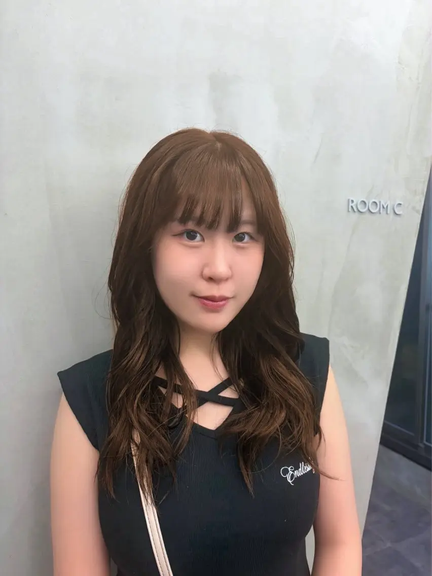 ロング カラー ブラウンカラー haruka N°ulusのヘアスタイル