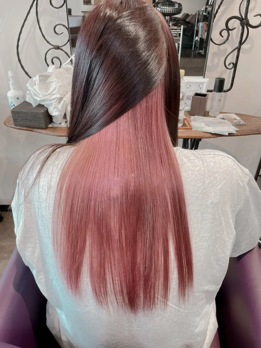 ロング 下林 雅明のヘアスタイル