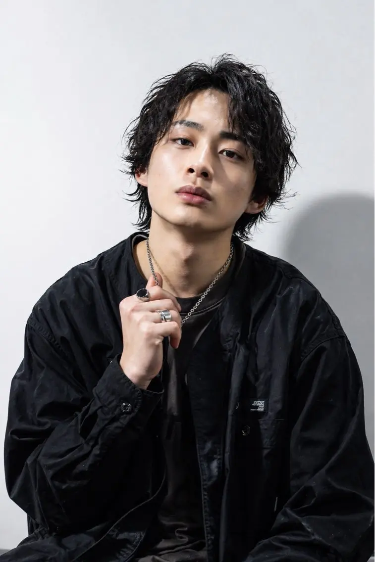 ミディアム パーマ メンズ メンズ特化/ 逢坂智也のヘアスタイル