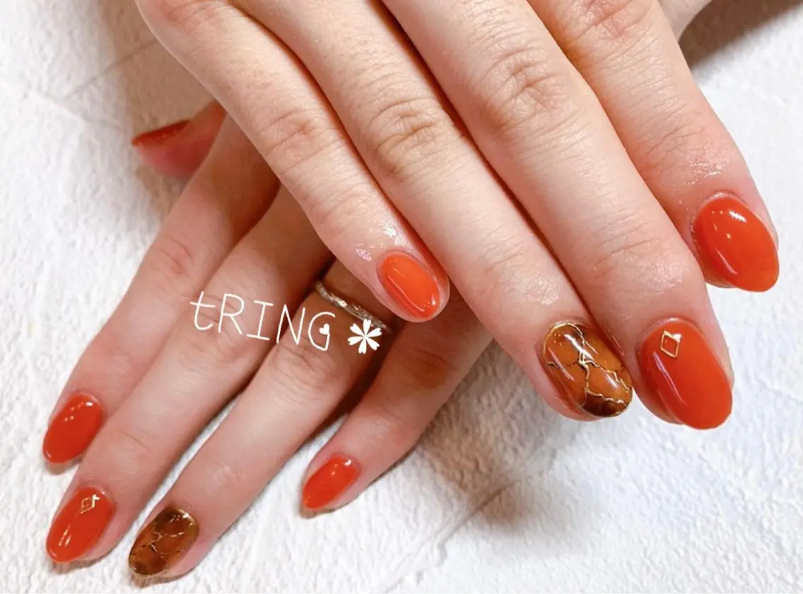 ネイル ハンドネイル tRING* しいの木台のネイルデザイン