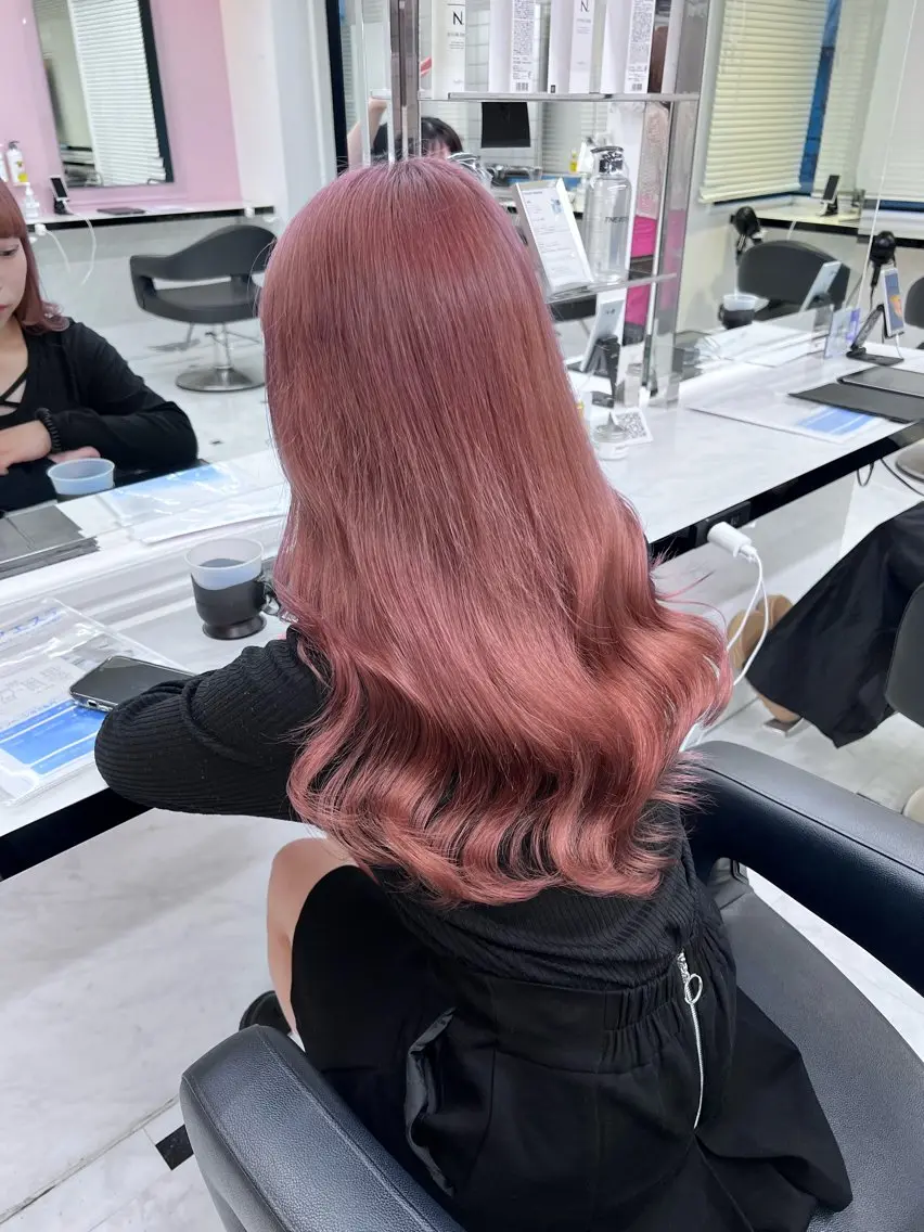 ミディアム カラー ヘアアレンジ 💕上野美容師☁ ブリーチ💖サワのヘアスタイル