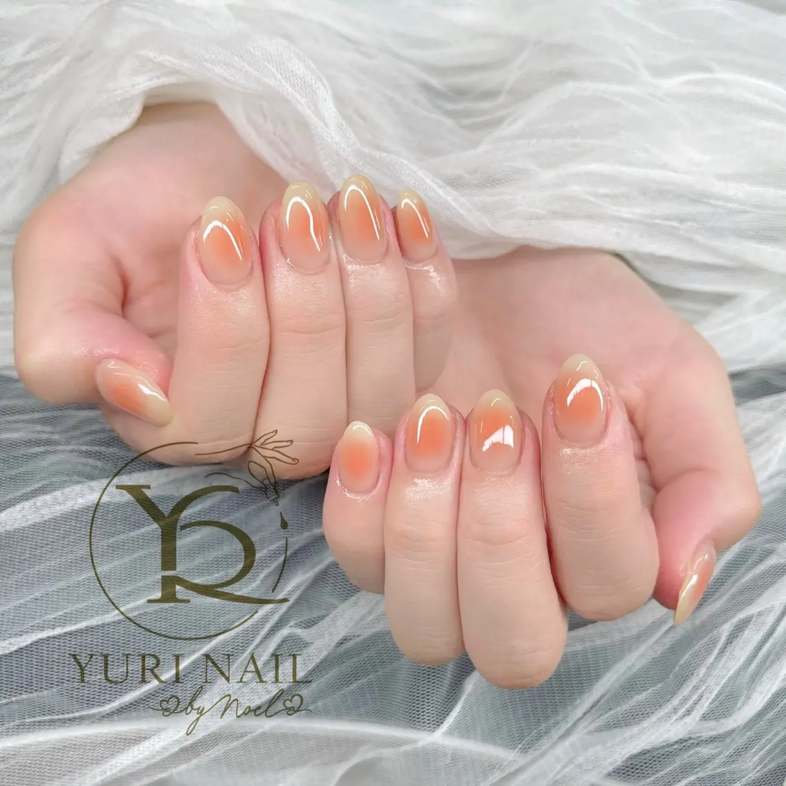 ネイル チークネイル フットネイル フレンチネイル グラデーション キラキラネイル ハンドネイル フットネイル ハンドケア YURI Nail Funabashiのネイルデザイン