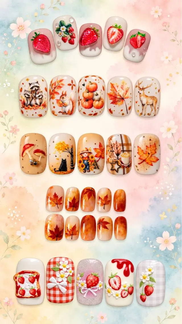 【🍁秋季限定🍂定額デザイン ¥6,980】🍁💥🎁の写真