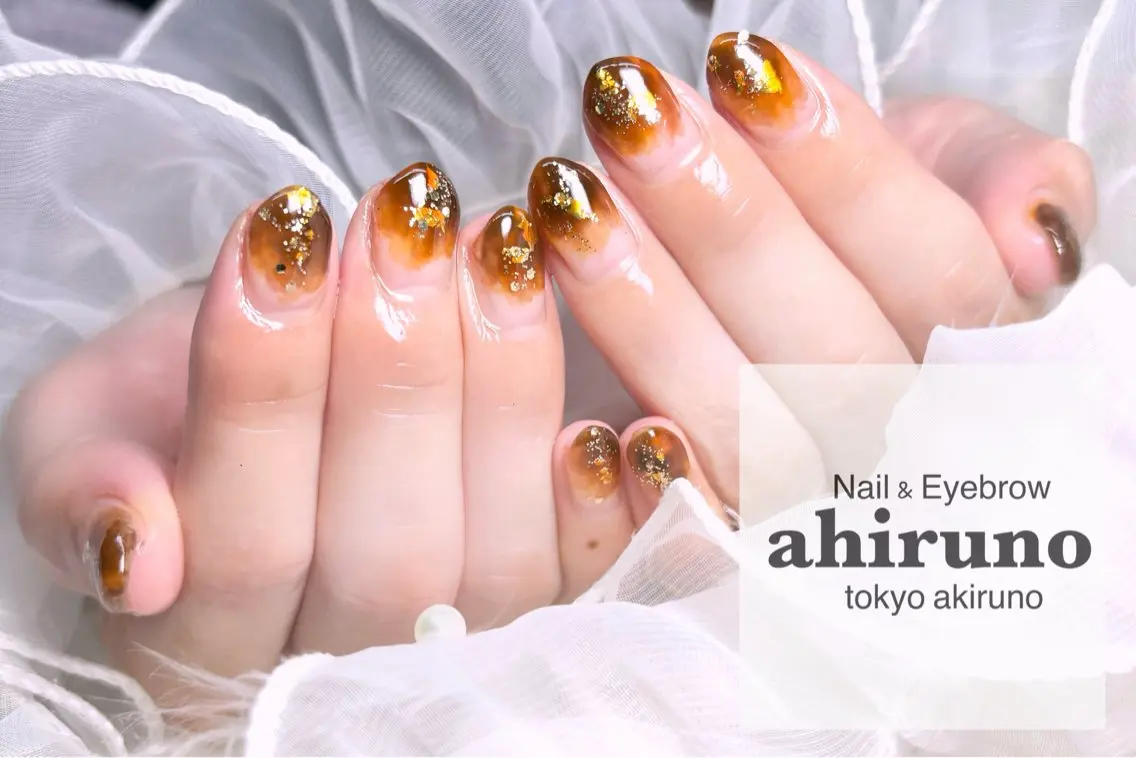 ネイル クリアネイル ショートネイル ハンドネイル 東京あきる野市ネイル ✿ yuiのネイルデザイン