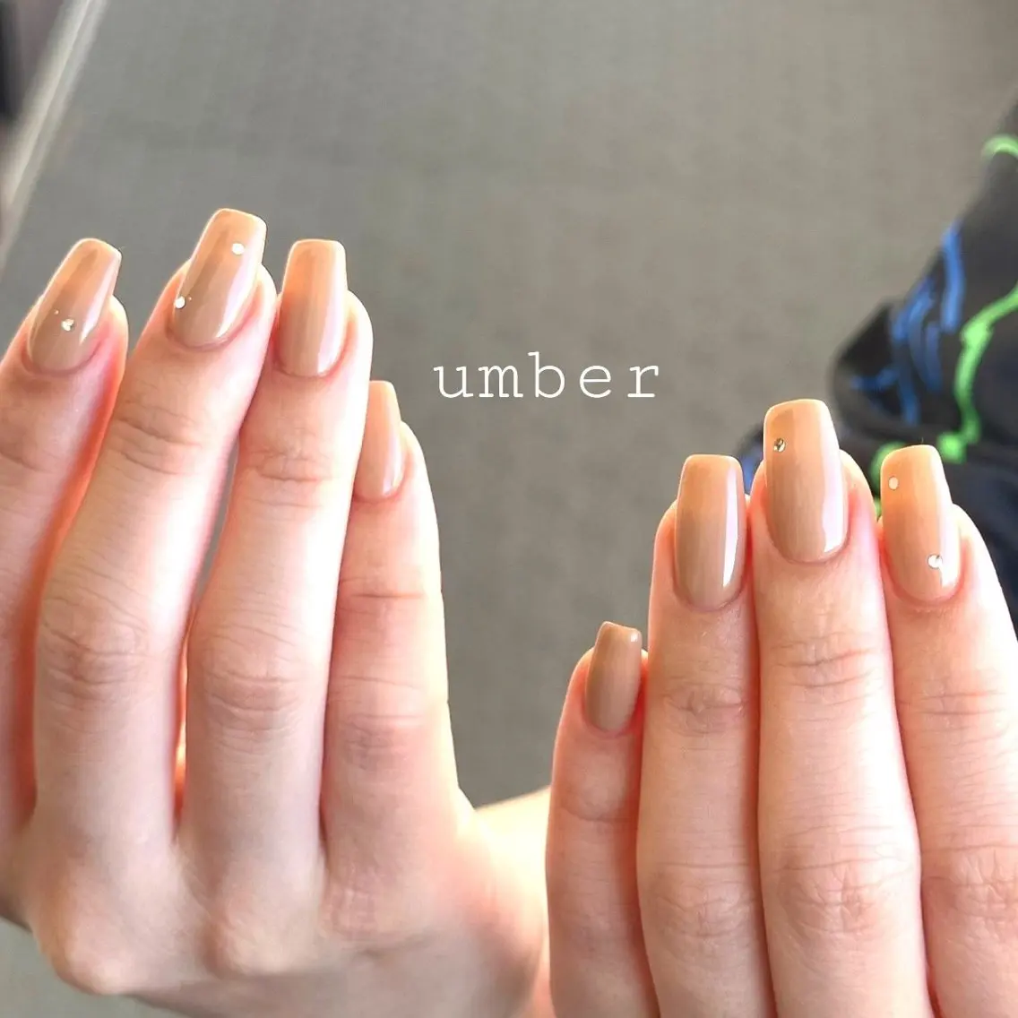 ネイル ハンドネイル umber 三茶1分のネイルデザイン