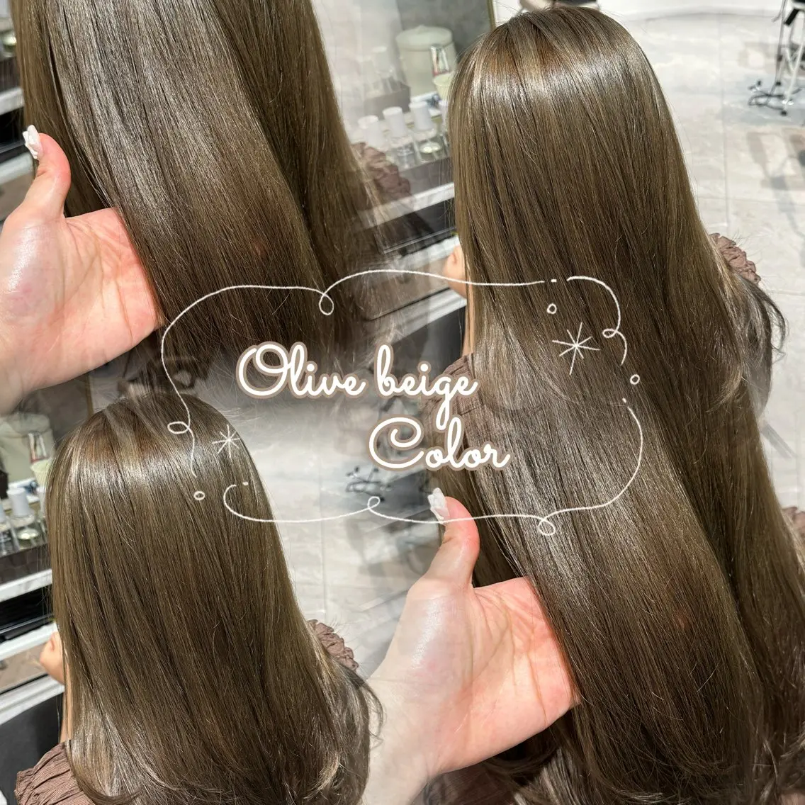 セミロング カット ヘアカラー 🎀ITSUKI暖色 カラー/レイヤー🎀のヘアスタイル