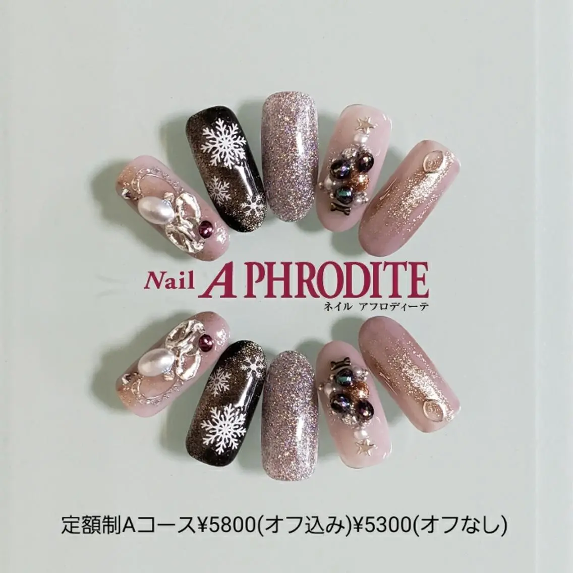 ネイル 持ち込み ニュアンスネイル ハンドネイル Nail Aphroditeのネイルデザイン