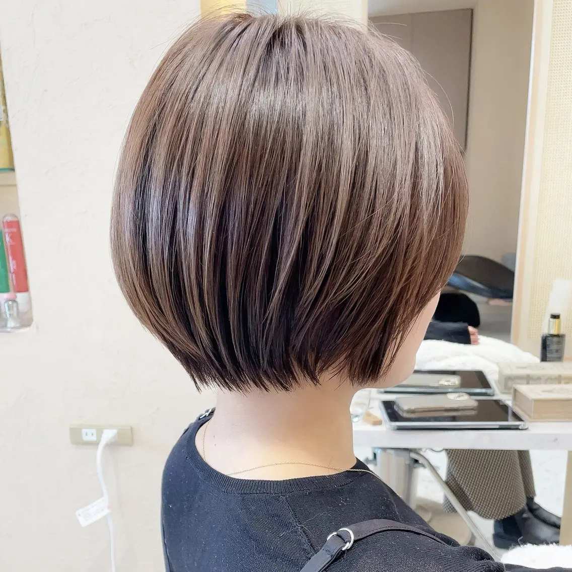 ショート カラー カット ヘアカラー トリートメント 韓国ヘア/髪質改善 /Harunaのヘアスタイル