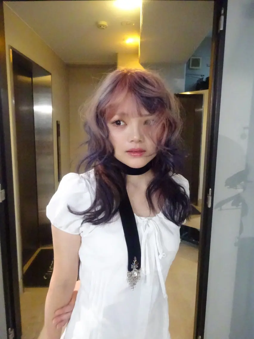 セミロング カラー ヘアアレンジ ヘアカラー Tei /ileのヘアスタイル