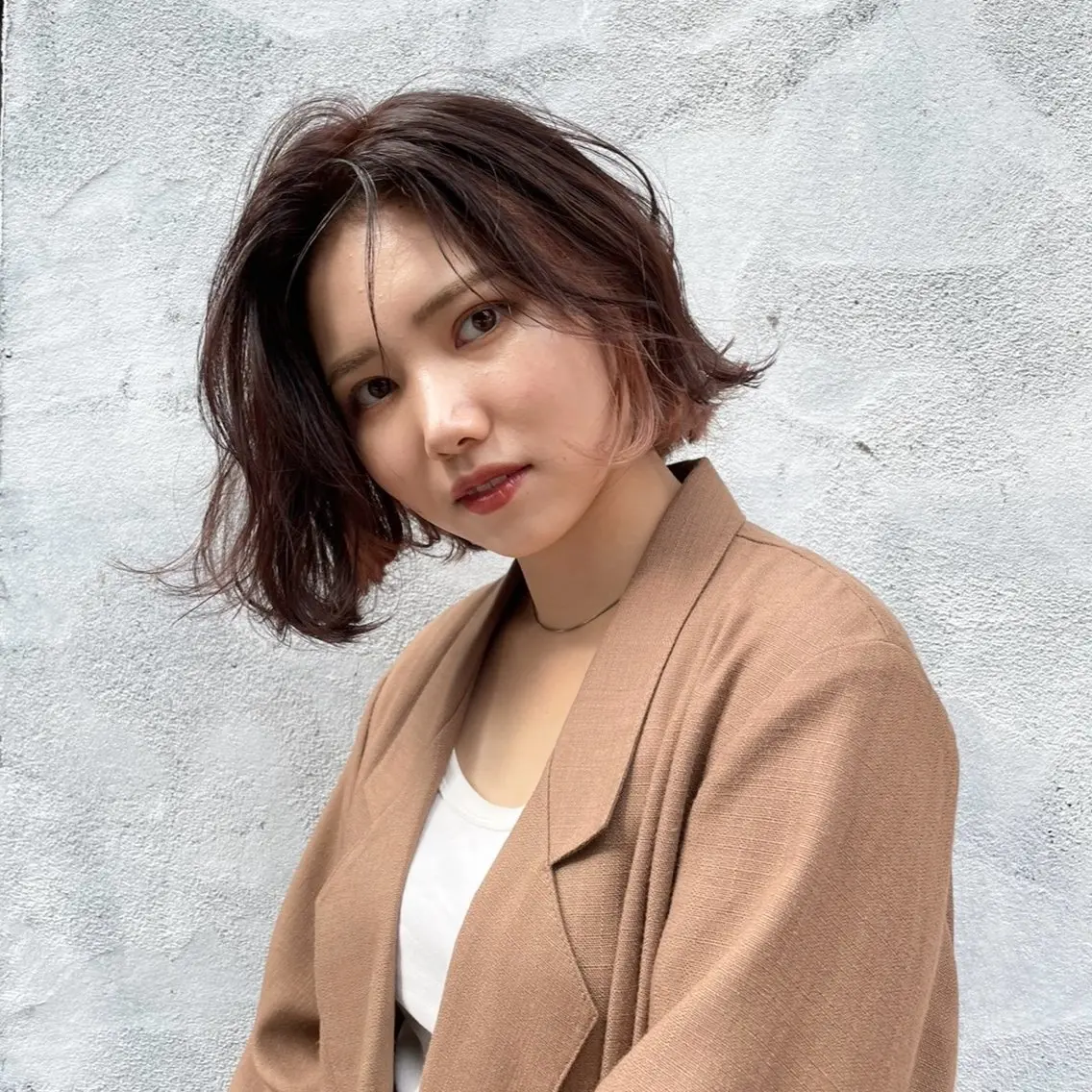 ミディアム カラー カット ヘアカラー 🫧ハイトーン✨格安 より質💐マンツーマのヘアスタイル