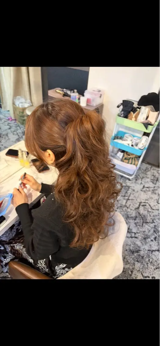 ロング とっぴ クオーレのヘアスタイル