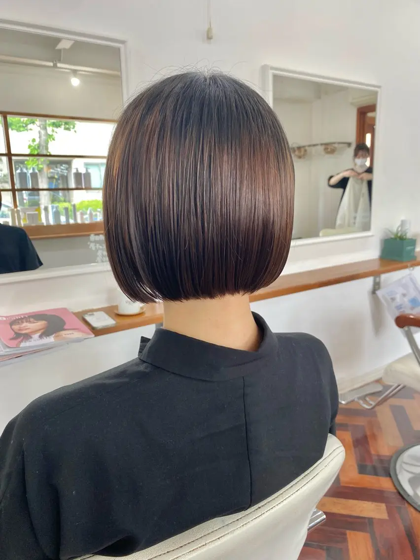 ショート ボブ カット Kazaoka Saraのヘアスタイル