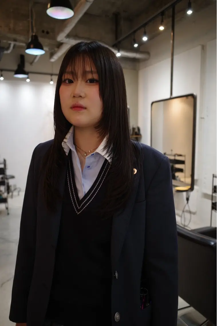 ロング レイヤーカット 大洞 ことのヘアスタイル