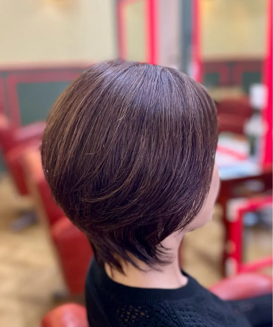 ショート カラー ショートヘア カット ヘアカラー トリートメント cure k  / 阿部まちこのヘアスタイル