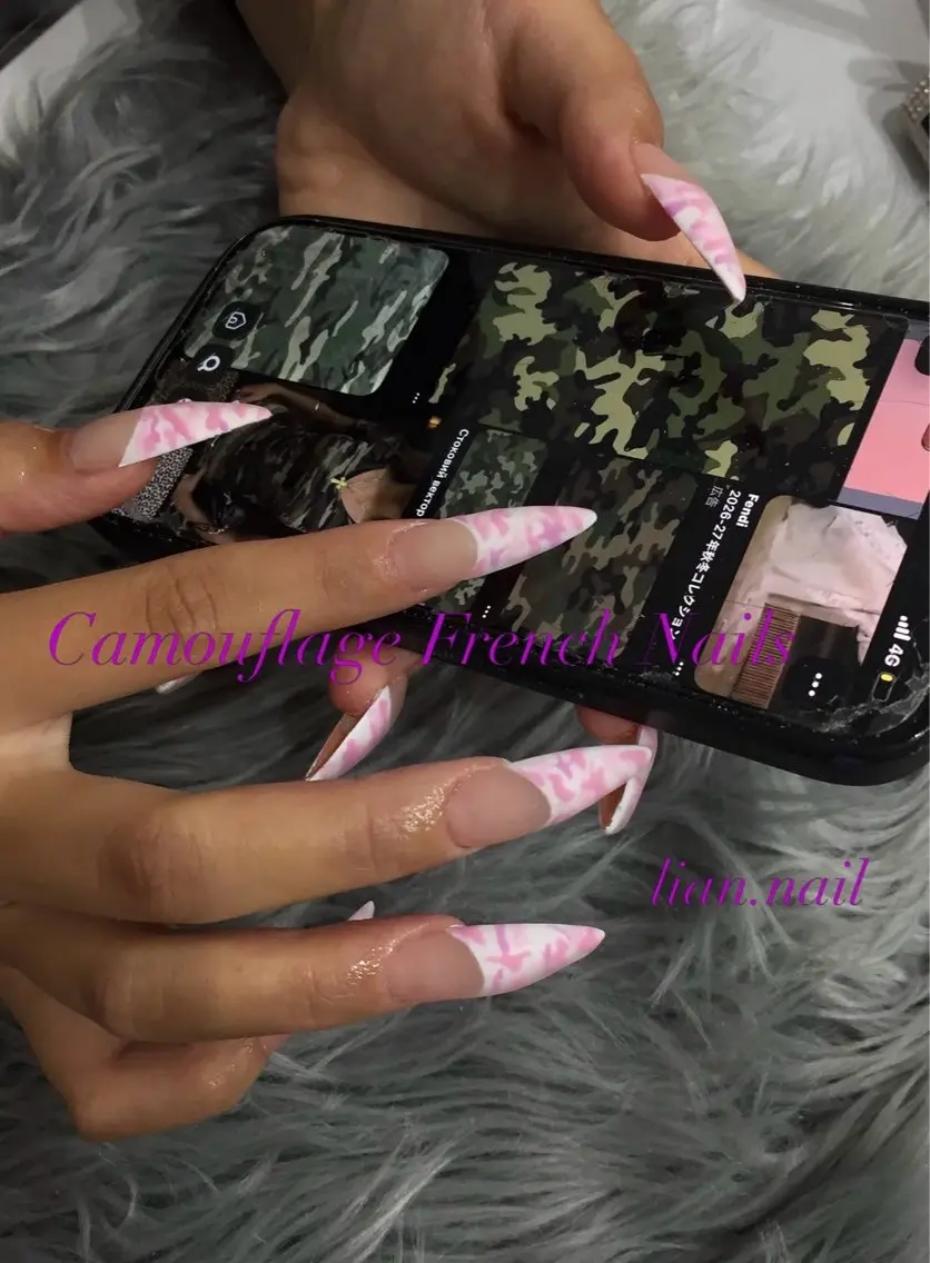 ネイル フレンチネイル マットネイル ハンドネイル Lian nailのネイルデザイン