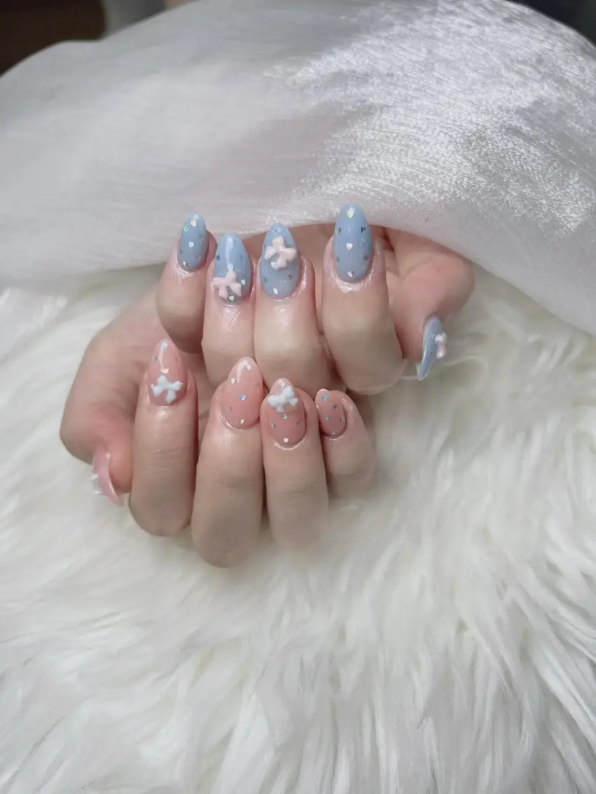 ネイル グラデーション 韓国ネイル マグネットネイル ミラーネイル ニュアンスネイル ハンドネイル Hana Rose Nailのネイルデザイン