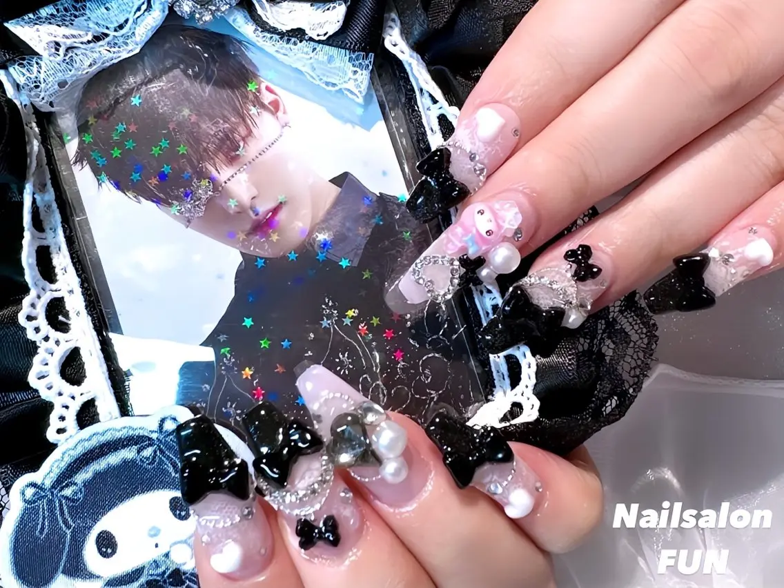 ネイル アートネイル ロングネイル メンズネイル ショートネイル ネイルチップ Nailsalon FUN🌈のネイルデザイン