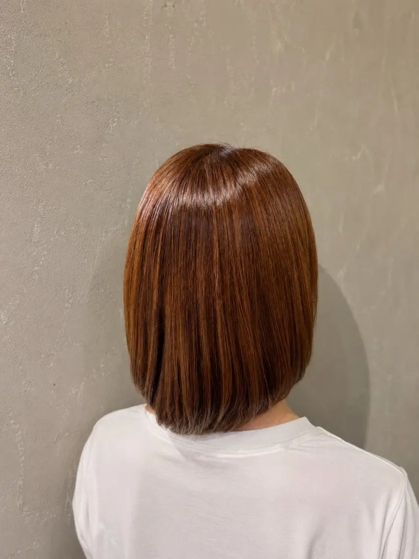 ミディアム カラー 葛西 美穂のヘアスタイル