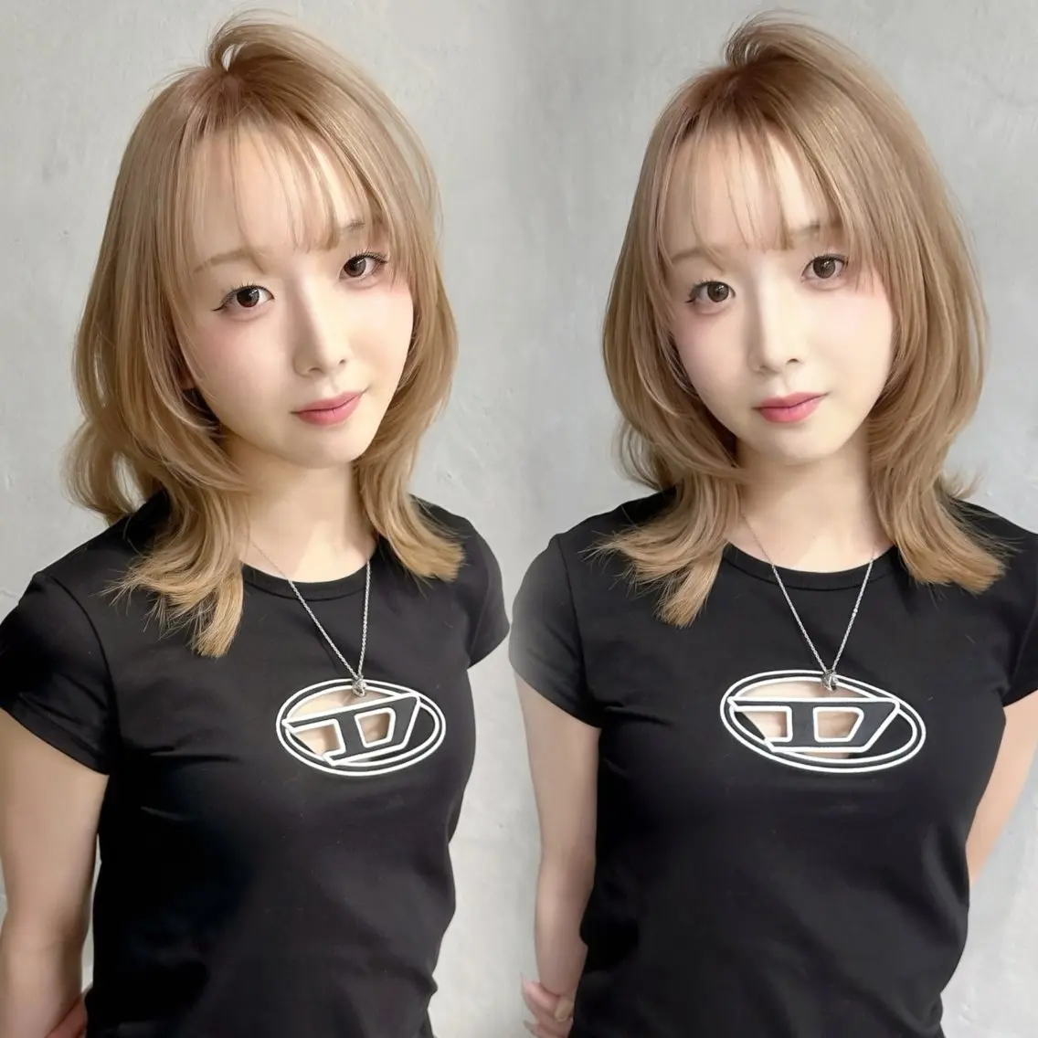 ブリーチ1回+カラー+トリートメントの写真