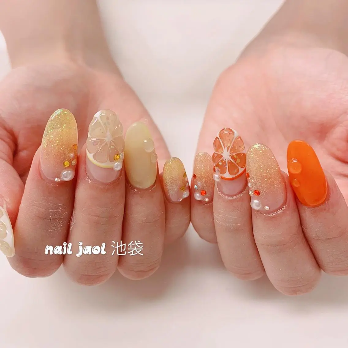 ロング ネイルJaol 池袋のネイルデザイン