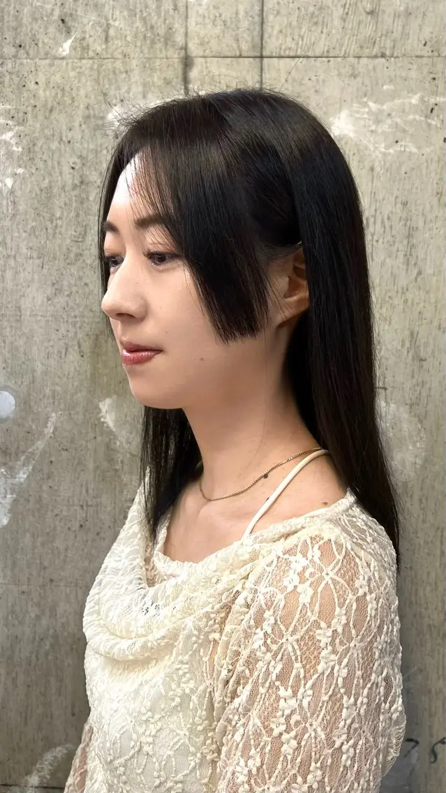 カラー ブラウンカラー 透明感カラー イルミナカラー ヘアカラー 坂本 かやのヘアスタイル