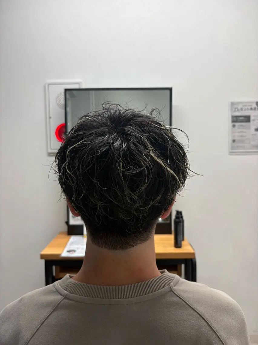 パーマ メンズ 下北沢メンズパーマ 特化園田　楓莉のヘアスタイル