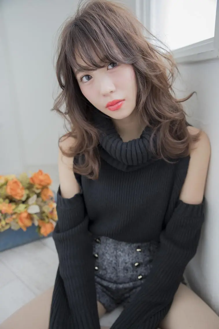 外国人風カラー(ブリーチなし)ダブルカラーの写真