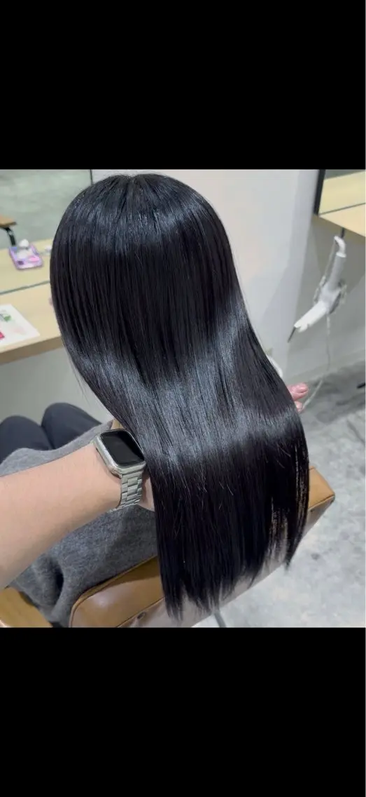 セミロング カット 縮毛矯正 奈良で1番艶髪を 作る人/藤田和輝のヘアスタイル