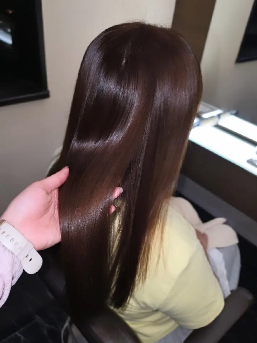 カラー ロング ヘアカラー トリートメント Log  nanaka🎀のヘアスタイル