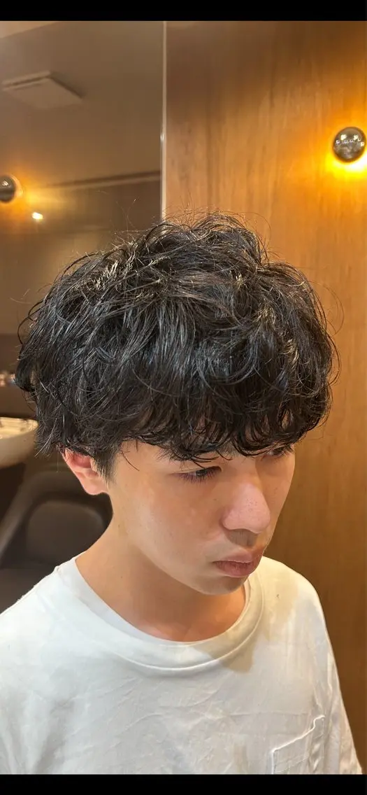 パーマ カット パーマ ルキヤ/ elima横浜西口のヘアスタイル