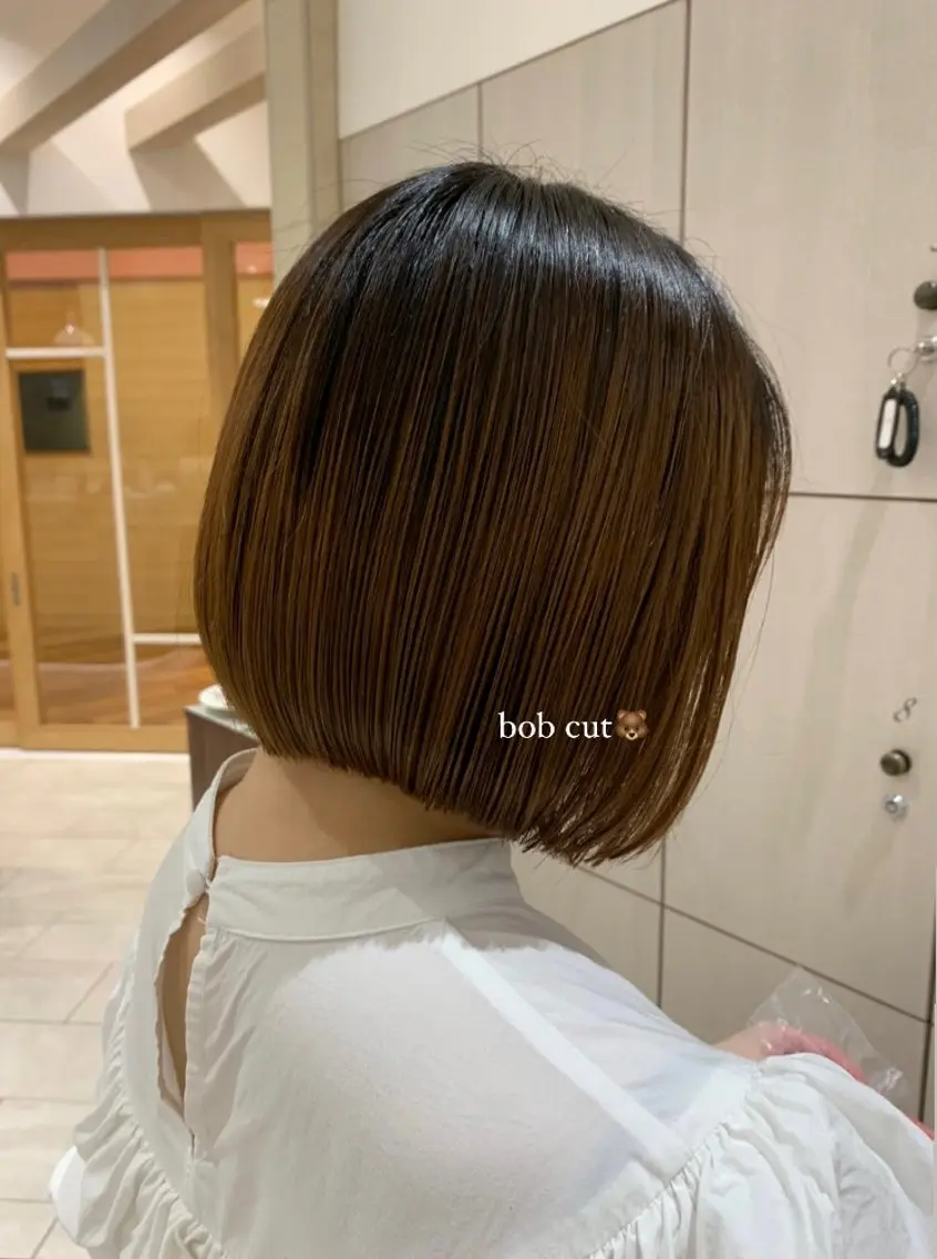 ショート ボブ 小竹 夏花のヘアスタイル