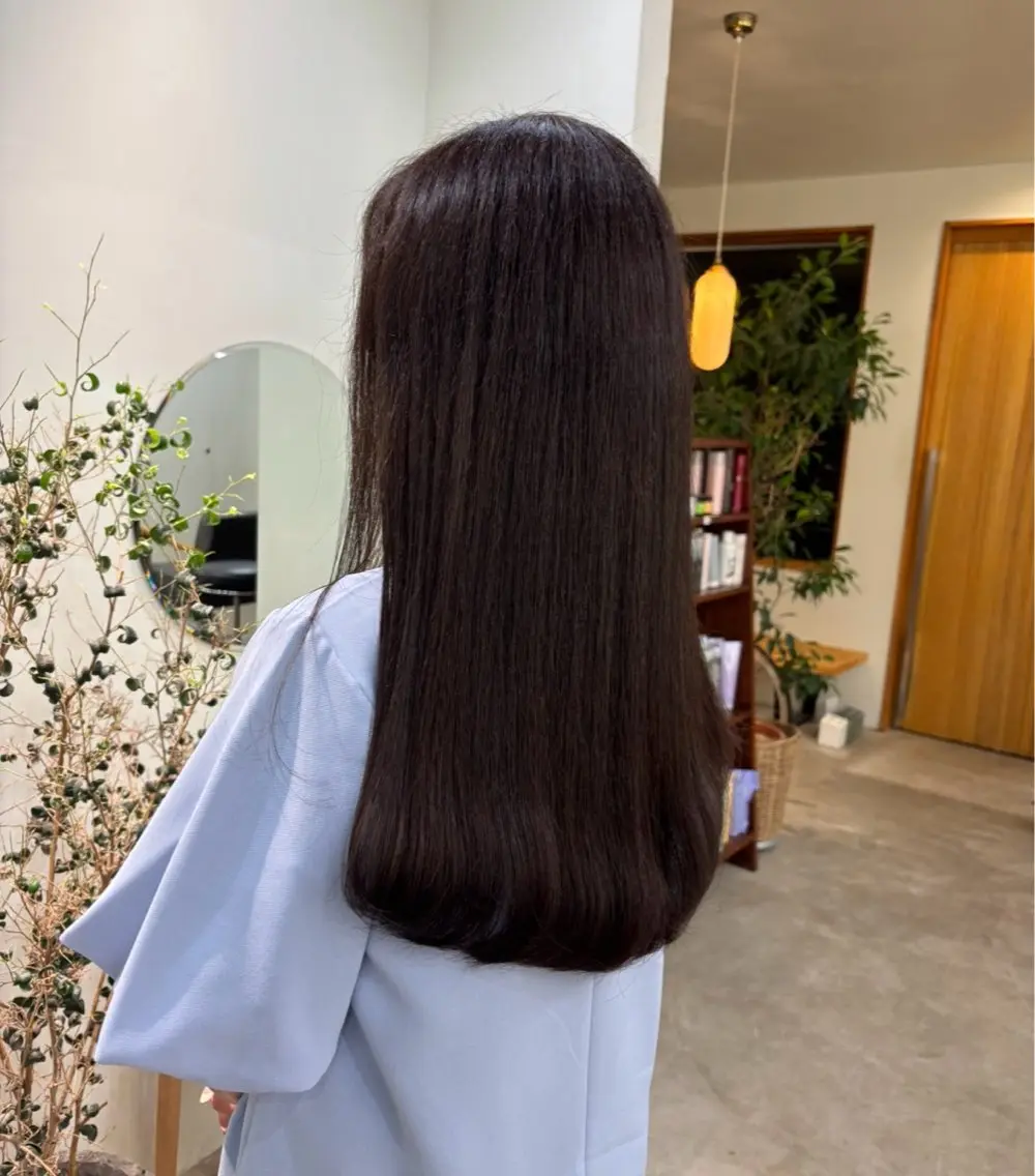 ロング 村田 杏のヘアスタイル
