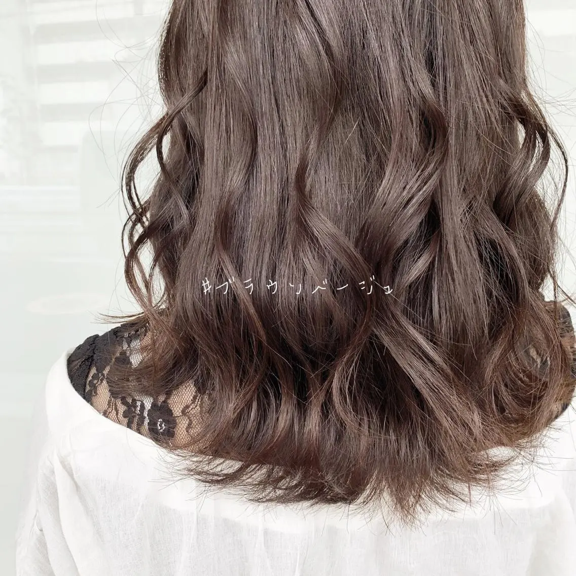 ミディアム レイヤー/艶髪カラー 森本くるみのヘアスタイル