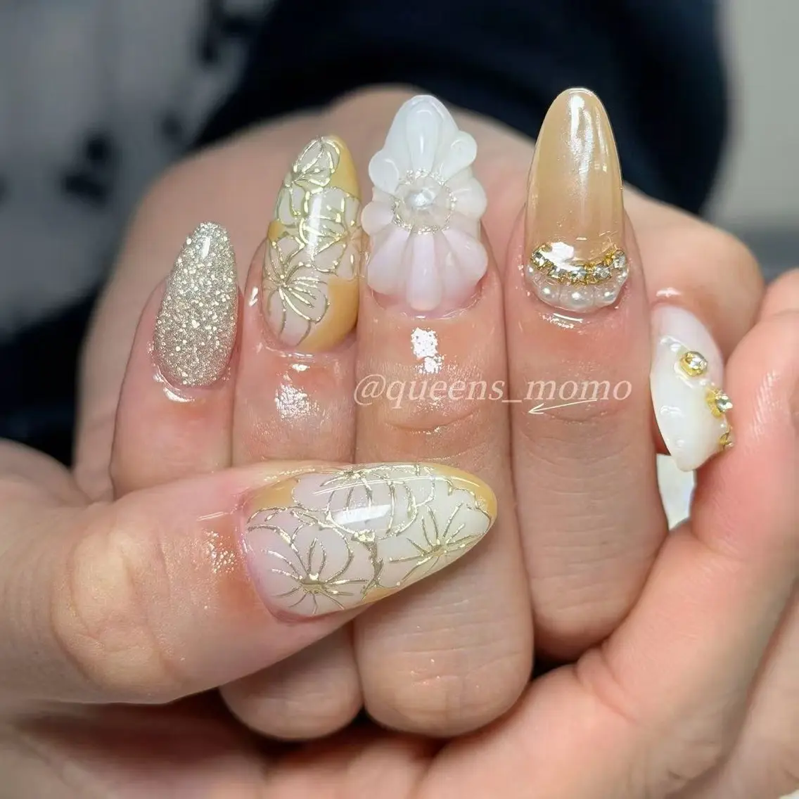 ネイル ハンドネイル Queens マオのネイルデザイン