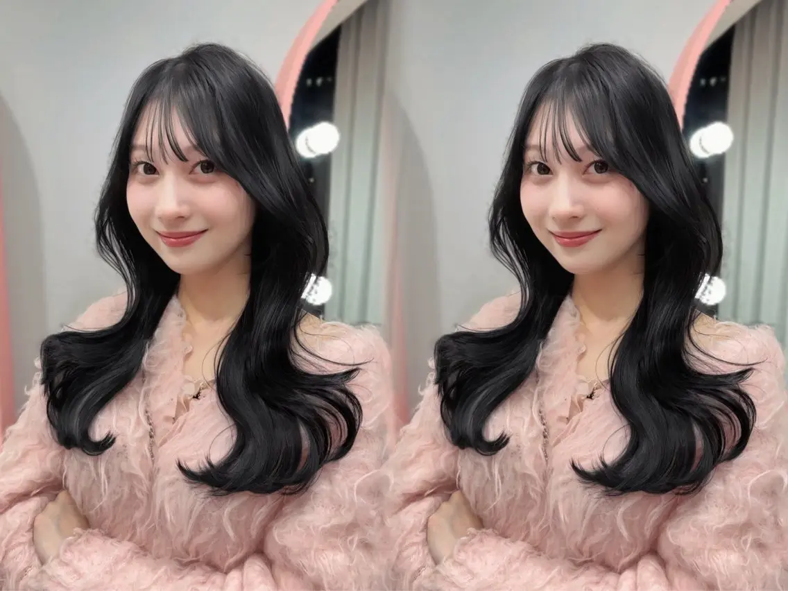 セミロング カット ヘアカラー 木串 楽人のヘアスタイル