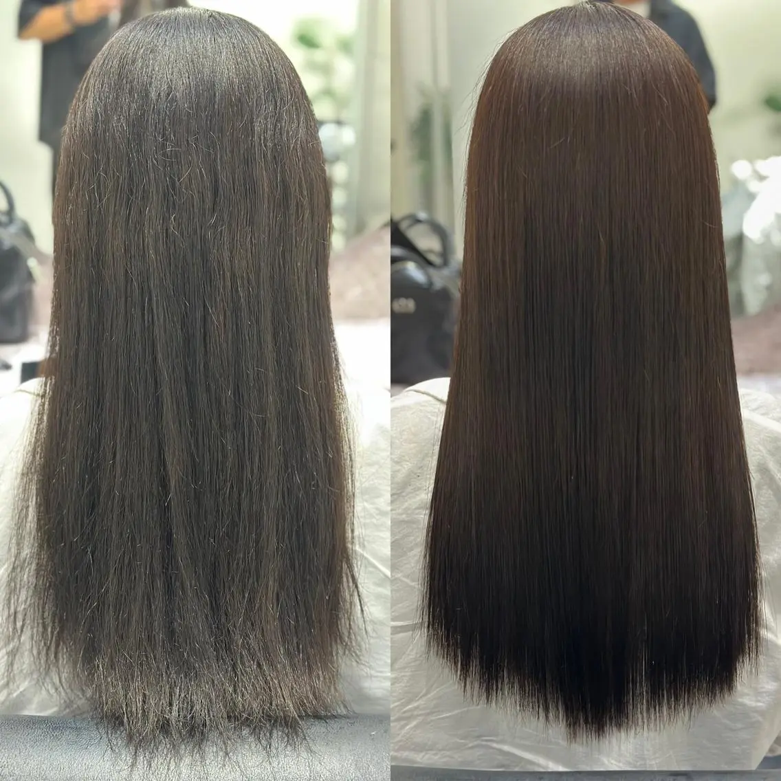 ロング 縮毛矯正 トリートメント JYO 髪質改善専門家のヘアスタイル