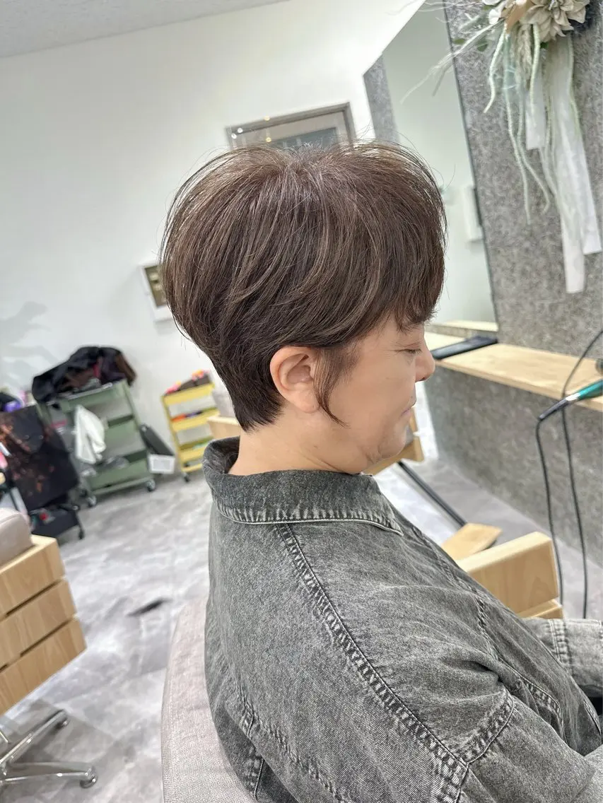ショート カラー ショートボブ ブリーチ デザインカラー ハイライトカラー ハイトーンカラー カット ヘアカラー トリートメント 近鉄奈良ショートヘア 清水力也のヘアスタイル