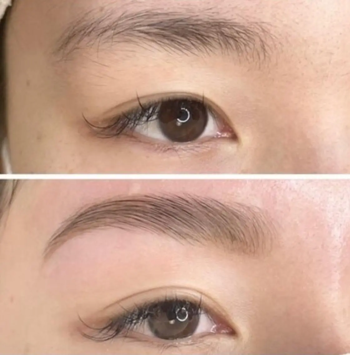 アイブロウ ハリウッドブロウリフト 眉毛ワックス脱毛 CLUTCH eye 阿倍野NATSUMIのマツエク・マツパデザイン
