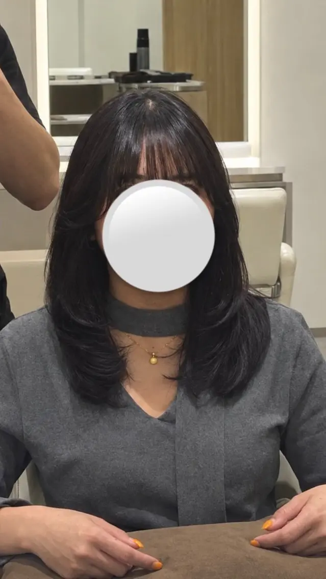 ミディアム 野村 拓海のヘアスタイル