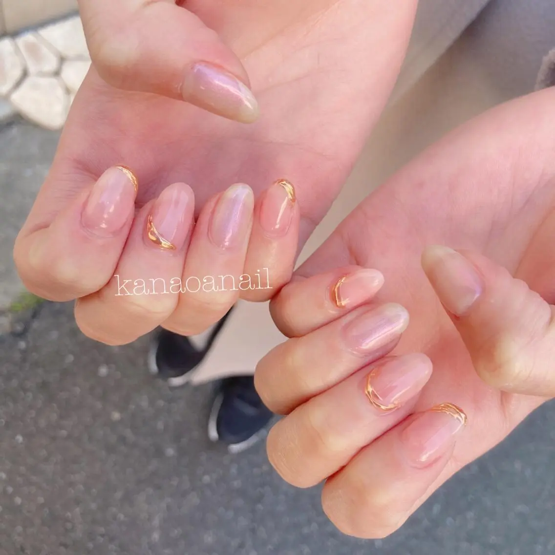 ネイル 地爪育成💅 kanaoanailのネイルデザイン