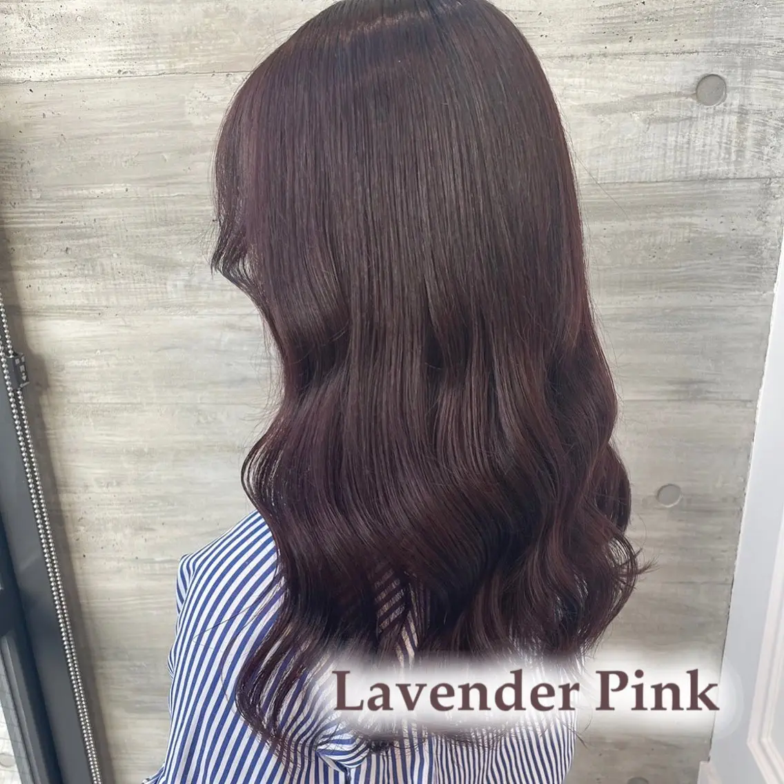 ロング カラー ラベンダーカラー ラベンダーピンク ピンクカラー カット ヘアカラー トリートメント ParveMix￤ 出石 菜々🥂のヘアスタイル