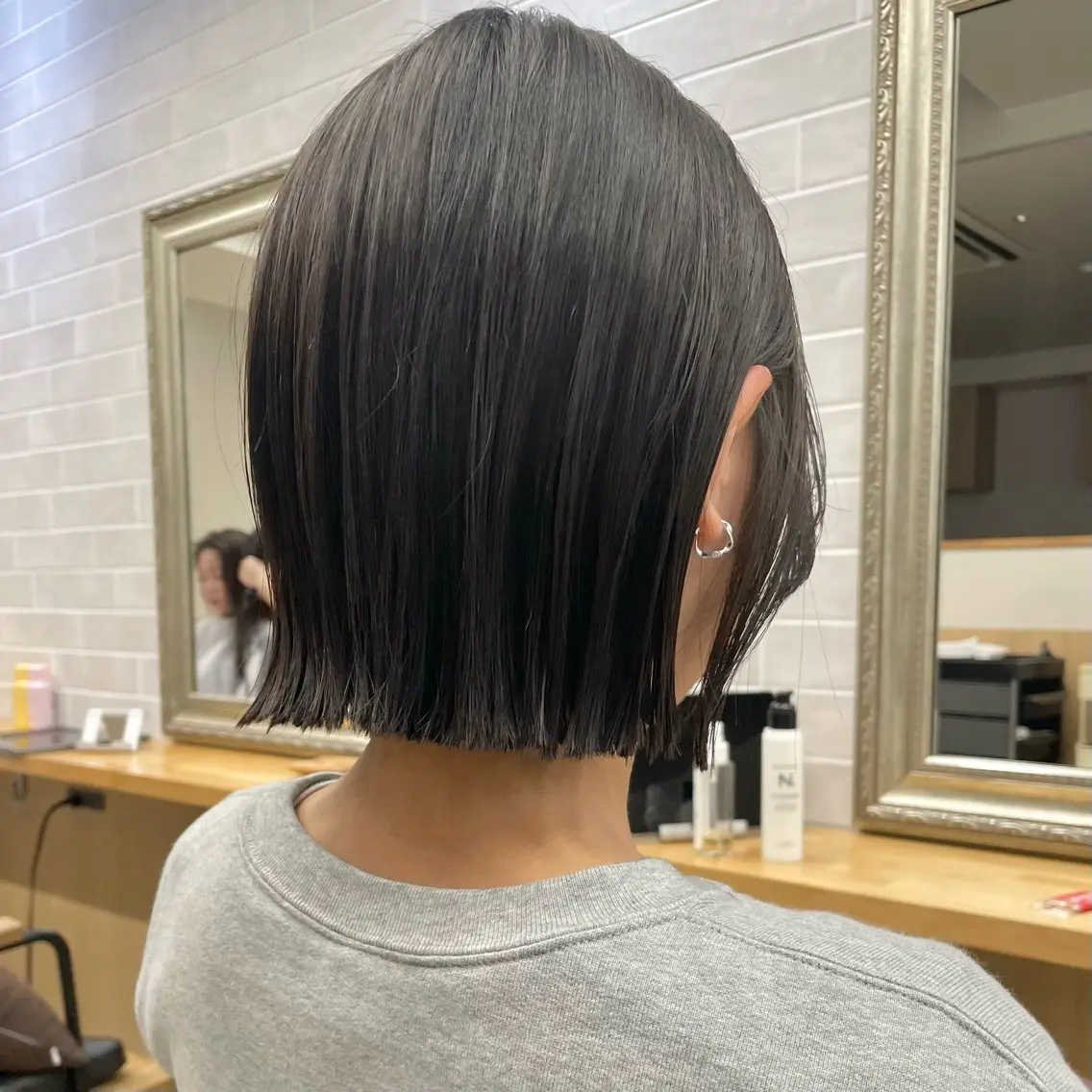 ミディアム カット ヘアカラー トリートメント ボブ特化美容師 🌈うめつたいがのヘアスタイル