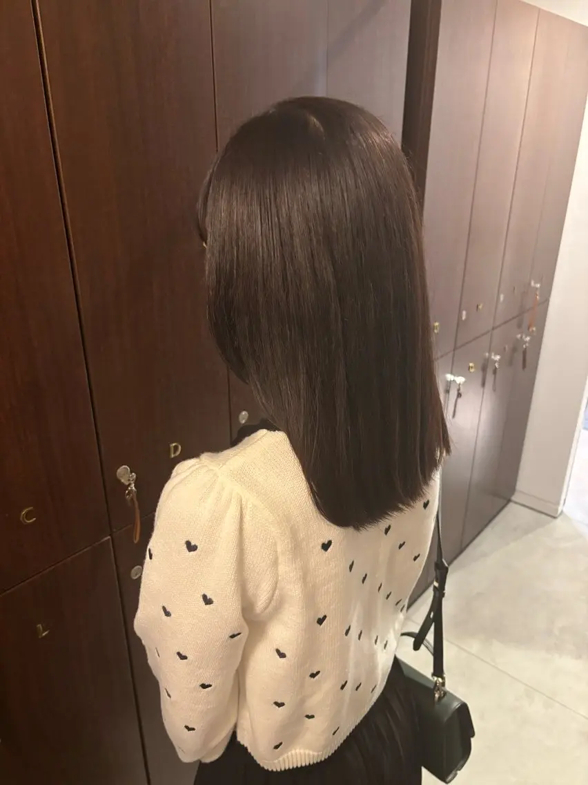 セミロング カラー ラベンダーカラー ヘアカラー paka🦙 hirohoのヘアスタイル