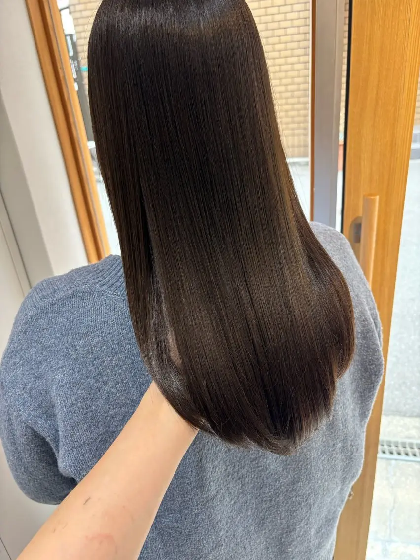 【🌸新生活応援学生さん限定🌸】カット+カラー+超音波アイロン付TOKIOトリートメント3stepの写真