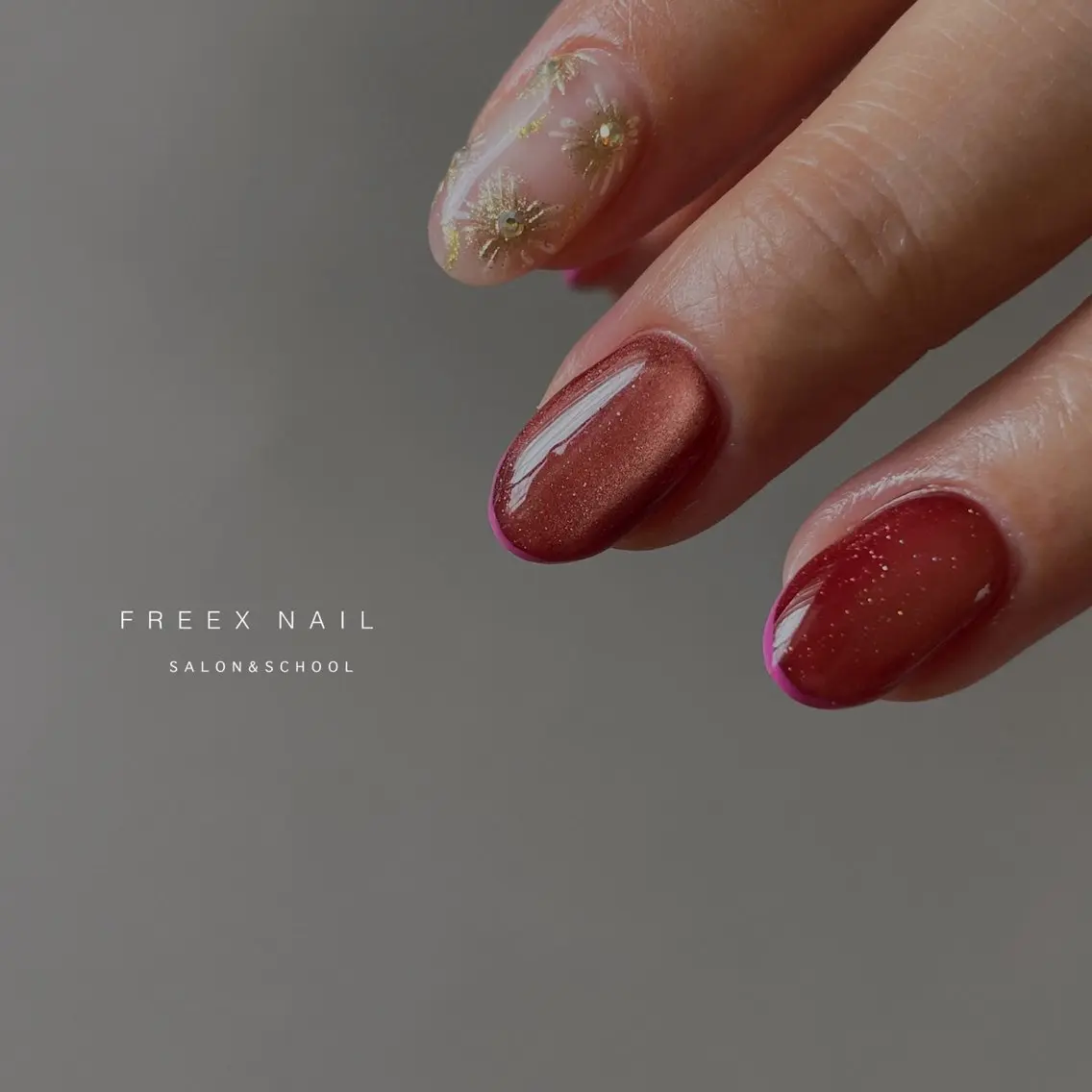 ネイル ハンドネイル ハンドケア freex nail /ニュアンス/個性派のネイルデザイン